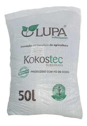 Substrato De Pó De Coco Kokostec 50l Cultivo Indoor Grow