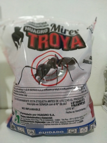 Imagen 2 de 5 de Huagro Mirex Troya X 1kg Granulado Resistente Al Agua