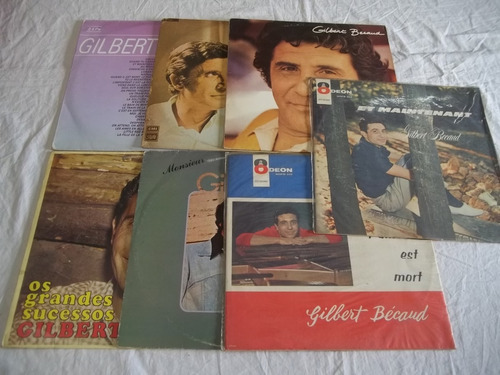 Lp Vinil - Gilbert Bécaud - 7 Discos