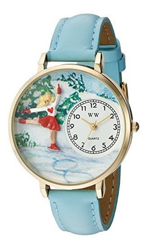 Piel Caprichosa Relojes Unisex G0810024 El Patinaje De Hielo