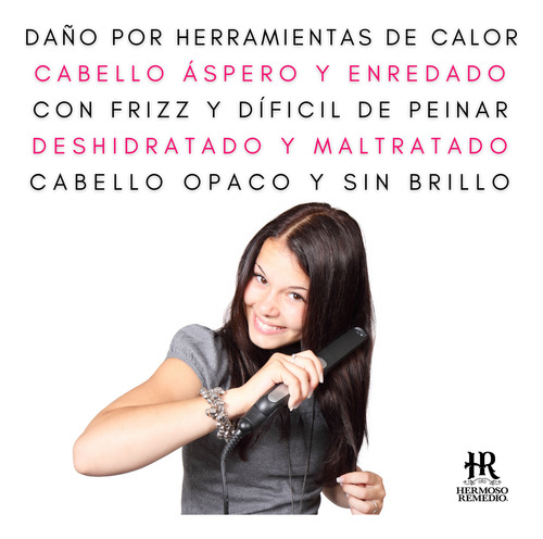 3 Serum Capilar Oleo Termo Protector Con Aceite Argán 7 En 1