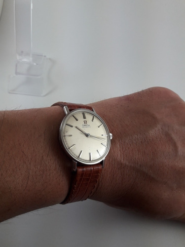 Relogio Omega Automático Vintage Em Aço Tartaruga