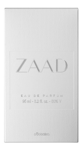 Imagem 5 de 6 de Perfume Zaad Masculino 95ml Original E Lacrado