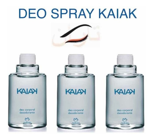 Kit C 3un.: Refil Deo Corporal Natura Kaiak Masc. 100ml