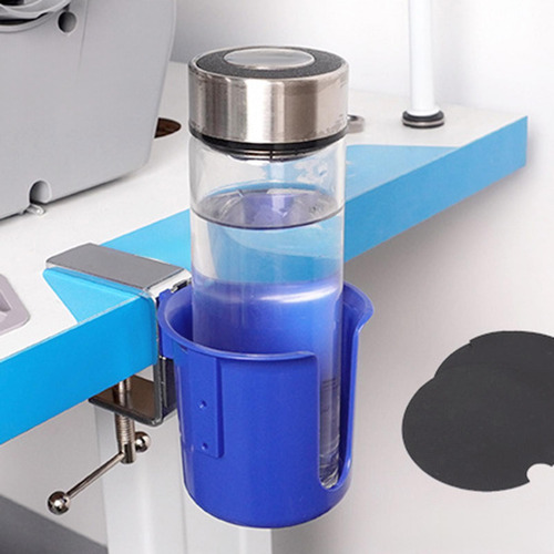 Soporte De Taza De Mesa Escritorio Lateral Azul Dia 9.8 Cm