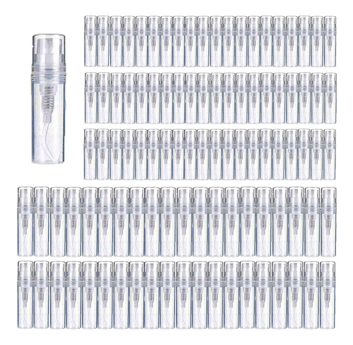 Y 100pcs 2ml Mini Botellas De Spray Atomizador De Perfume