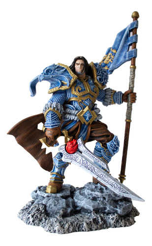 Varian Wrynn Warcraft  Figura De Acción Pintado A Mano