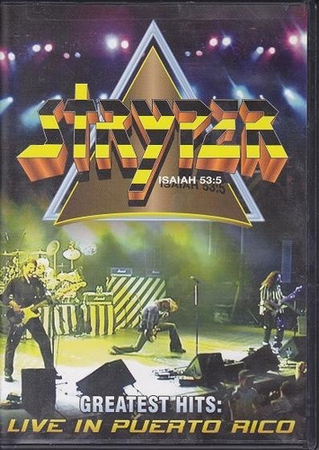 Stryper Greatest Hits Live In Puert Dvd Nuevo Us Musicovinyl