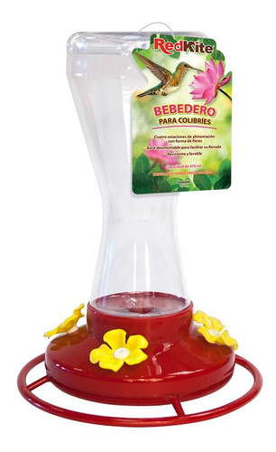 Alimentador Bebedero Para Colibrí 470ml Natural