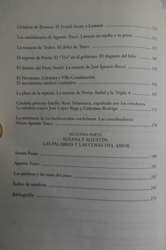 Agustín Tosco Y Susana Funes, Historia De Una Pasión Milc134 (Usado)