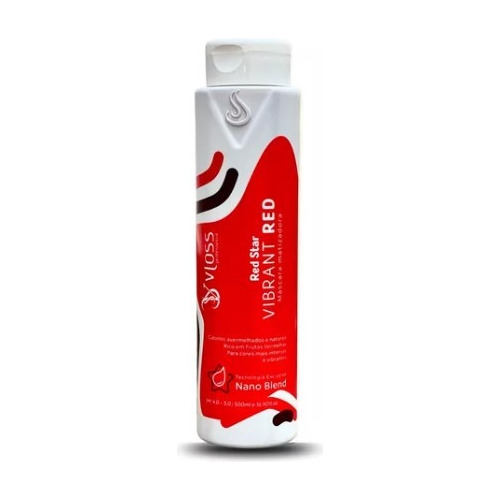 Matizador Vibrant Red Vloss Mascara Matizadora Red Star 500g