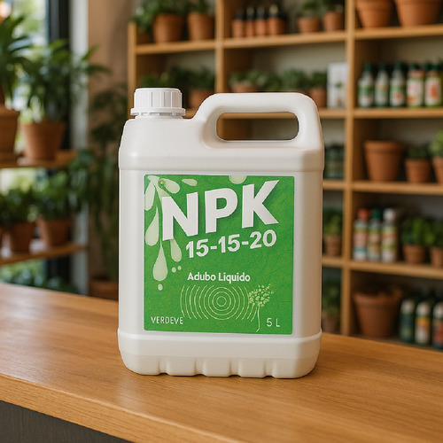 Adubo E Fertilizante Liquido Npk 20-05-20 5l Concentrado
