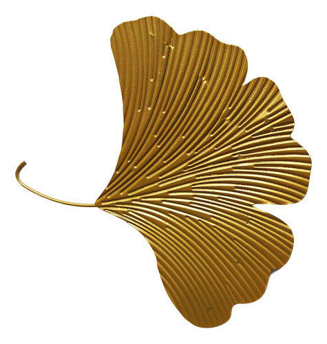 Artesanías Colgantes De Hoja De Ginkgo De Metal Pequeño