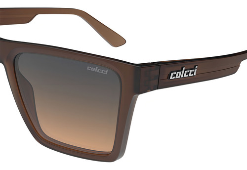 Óculos Solar Colcci Paul 2 C0265j2021 Marrom Lente Azul