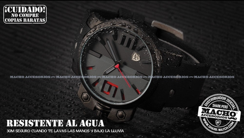 Distribuidor Oficial - Reloj Shark Salmon - Dial 3d - Acero