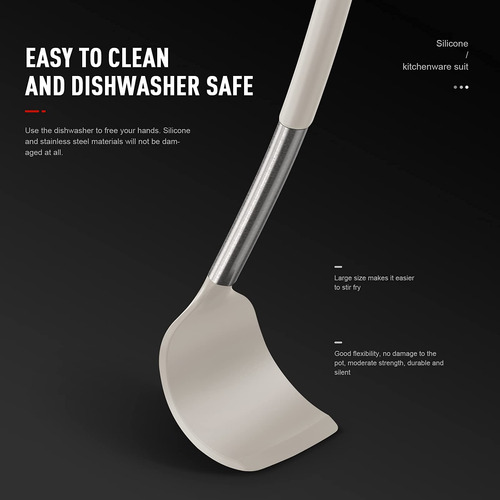 Utensilios De Cocina Grandes De Silicona Antiadherente