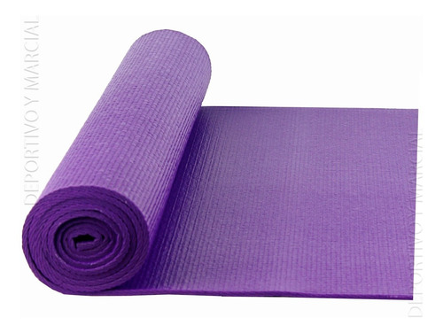 Imagen 1 de 10 de Colchoneta Mat 8 Mm Para Yoga Pilates Fitness Pvc Alfombra