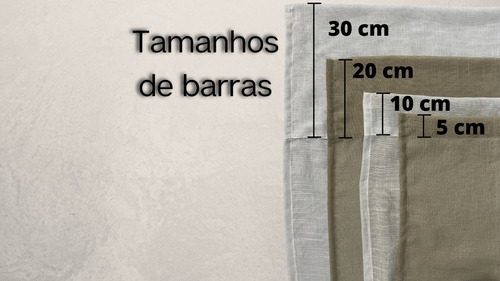 Cortina Microfibra Com Linho 2,80x2,80 Varão