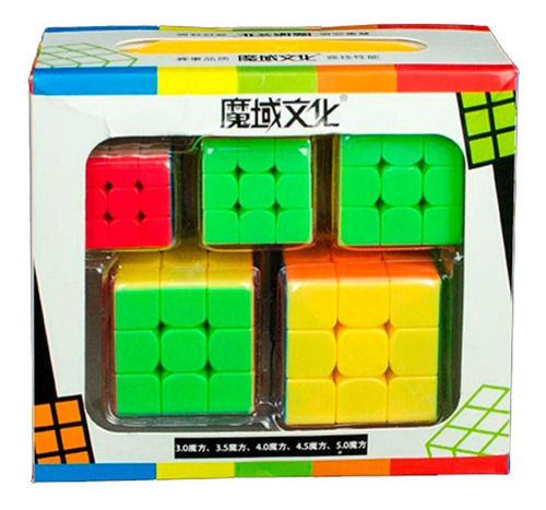 Pack Combo Cubo Rubik 3x3 Moyu Mini Cubos Mágicos