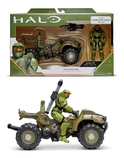 Halo Infinite Master Chief + Vehiculo Mongoose Original