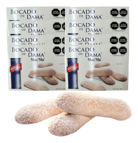 Galleta Bocado De Dama 2 Cajas De 300 G C/u Mac Ma AzĂșcar E