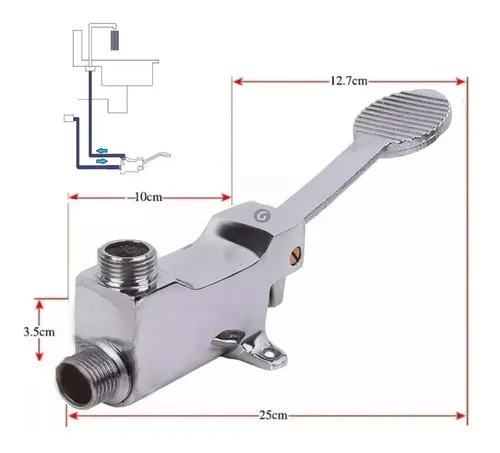 Llave de agua de pedal hotsell