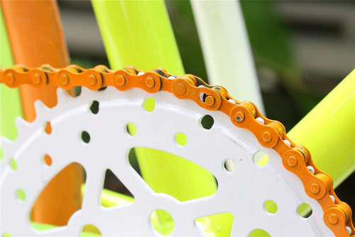 Zonkie - Cadena De Bicicleta De Una Sola Velocidad De 1/2 X