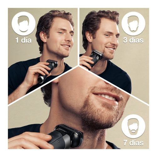 Máquina Afeitadora Eléctrica Braun Series 9 Pro Para Barba Color Negro