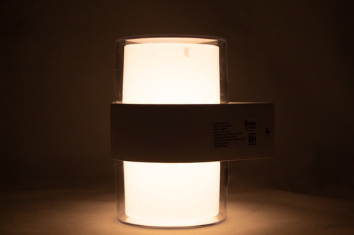 Lampara De Muro Arbotante Led 12w Luz Cálida Doble Blanca Color Blanco