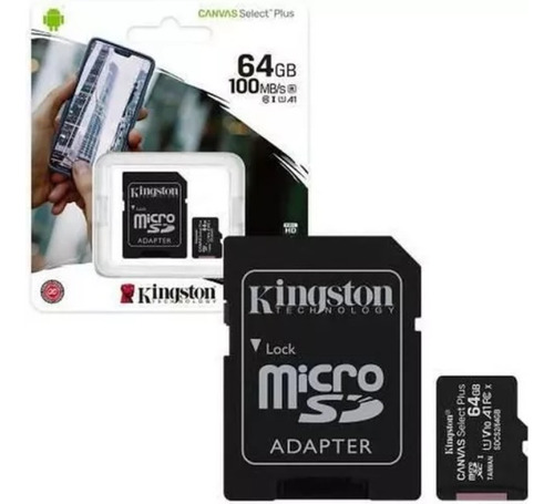 Tarjeta De Memoria Sd Kingston 64gb Clase 10