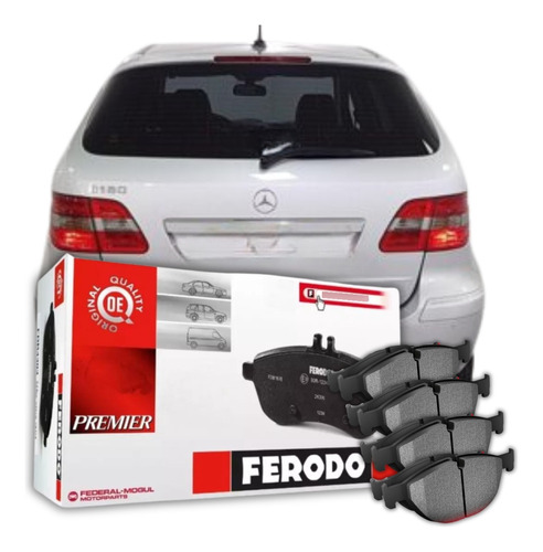 Pastilha Freio Tras Mercedes Benz Classe B Ceramica Ferodo