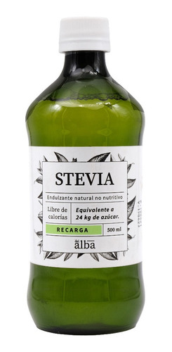 Stevia Líquida - 500ml Recarga, Apícola Del Alba