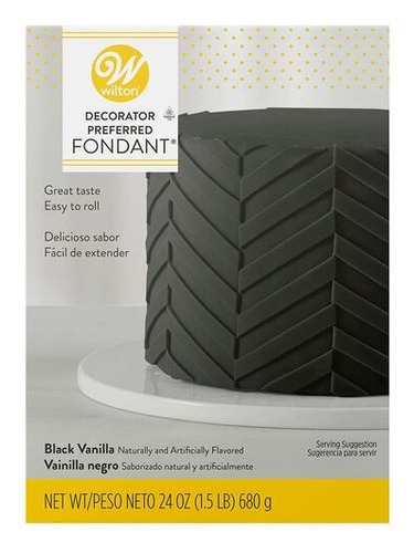 Fondant Negro Wilton 710-2303