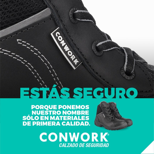 Imagen 7 de 10 de Botín De Seguridad Conwork Línea Allworks 401baf