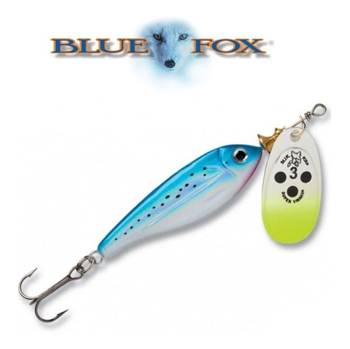 Cuchara Spinner Blue Fox Minnow Super Vibrax  N°4  18gr 