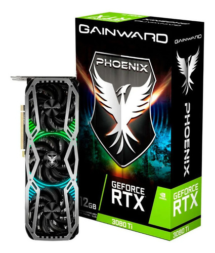 Imagem 1 de 1 de Placa De Vídeo Gainward Geforce Rtx3080ti Phoenix 12gb Gddr6