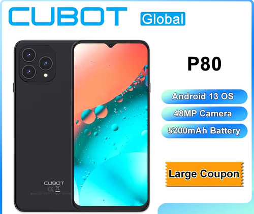 Celular Cubot P80 16gb/256gb Nfc + Nota Fiscal