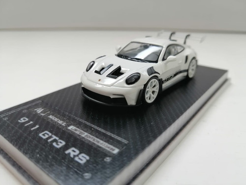 Mj Model Porsche 911 Rs Rwb Escala 1:64 Blanco (Usado)