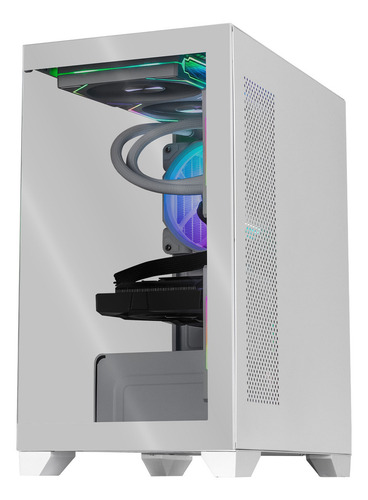Xtreme Pc Gaming Amd Radeon Rx 7600 Ryzen 7 5700x 32gb Ssd 1tb Sistema Liquido Wifi White