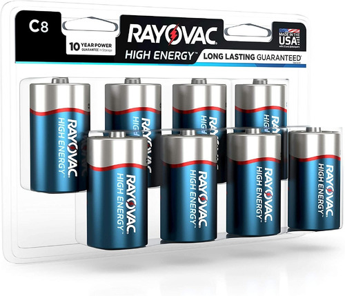 Rayovac Tipo D Pilas Baterias  (3 Unidades ) No Recargables