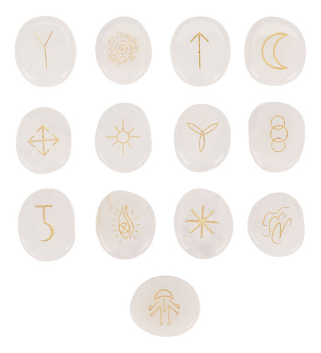 Juego De 13 Piedras Rune Stones Empower Mind Promote Clear