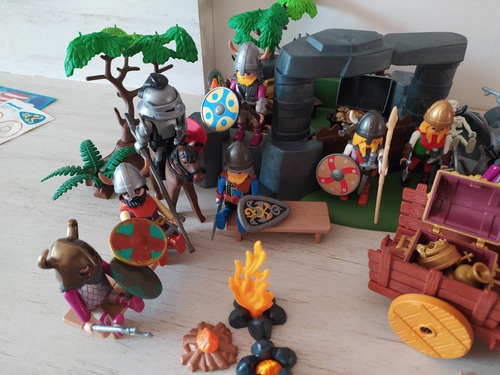 Imagen 2 de 8 de Playmobil Lote De Vikingos