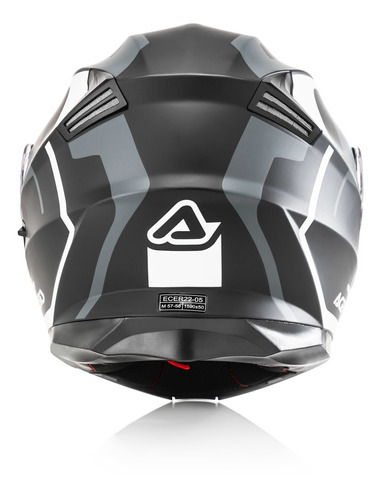 Casco Serel Negro/gris M Color Negro Diseño Solid