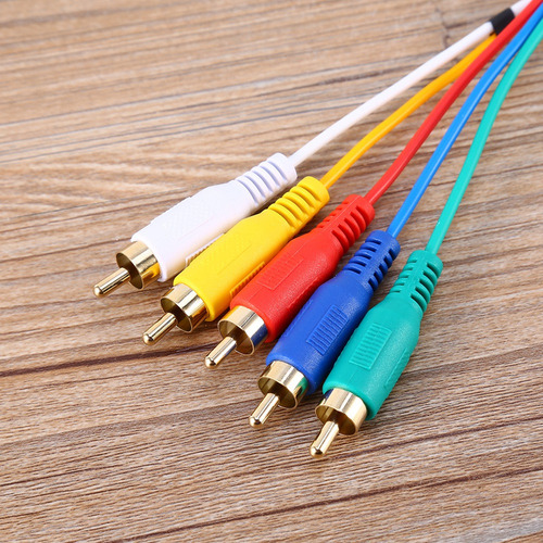 Y Nuevo Convertidor De Audio Y Video Hdmi Macho A 3 Rca Av .