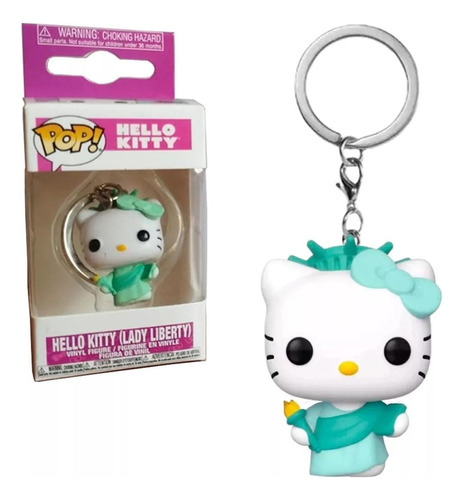 Llavero Funko Pop Keychain Hello Kitty Lady Liberty