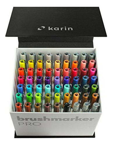 Dibujo, Pluma, Marcador, Pintura, Karin Megabox Brush Marker