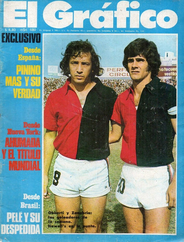 Revista El Grafico 2848 Mayo 1974 Despedida Pele Ahumada Box