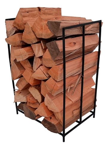 Suporte De Lenha Rustica Para Lareira Fogão Churrasqueira