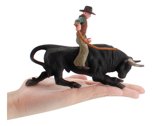. Figura De Touro Realista, Boneco De Equitação