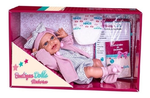 Muñeca Boutique Dolls Reborn Pink Coat Universo Binario